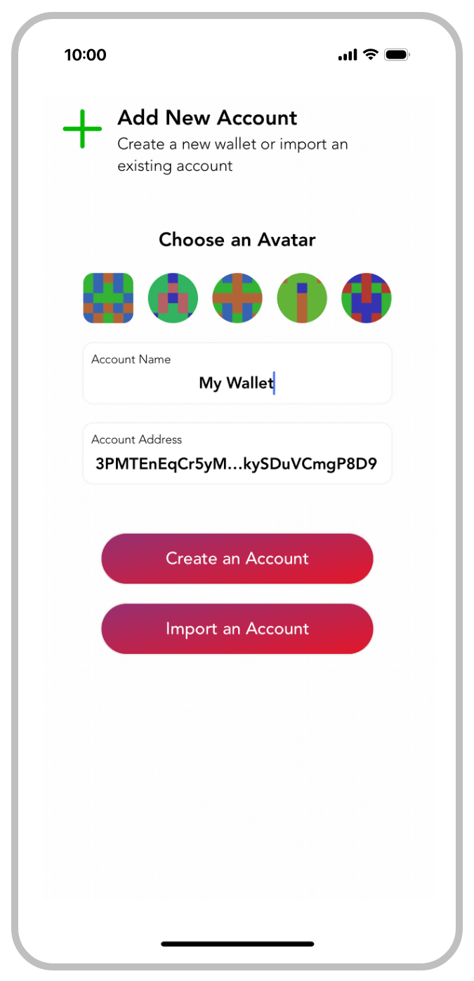 Enno Wallet Creating a Wallet Account